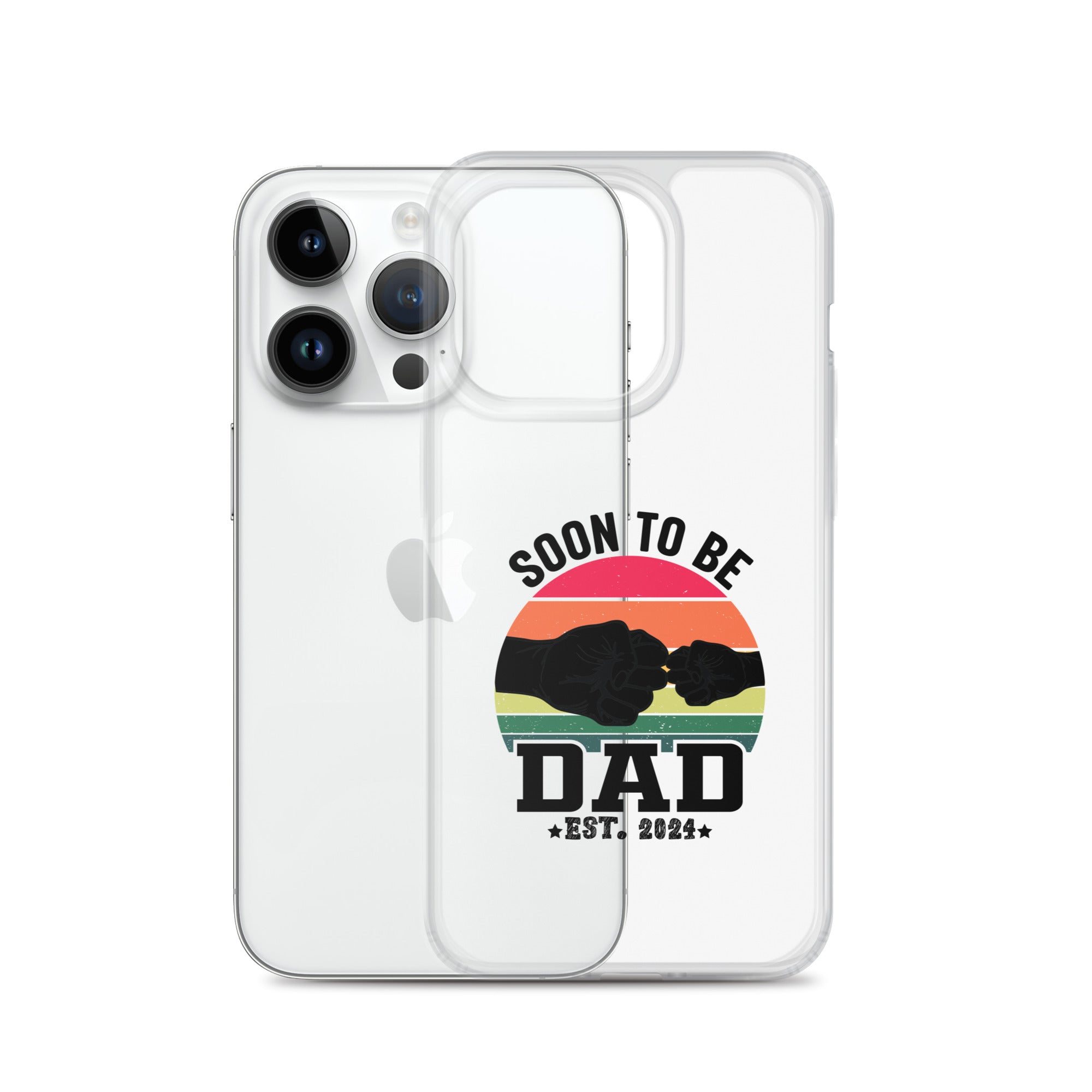 Soon To Be Dad Est. 2024 Clear Case for iPhone®