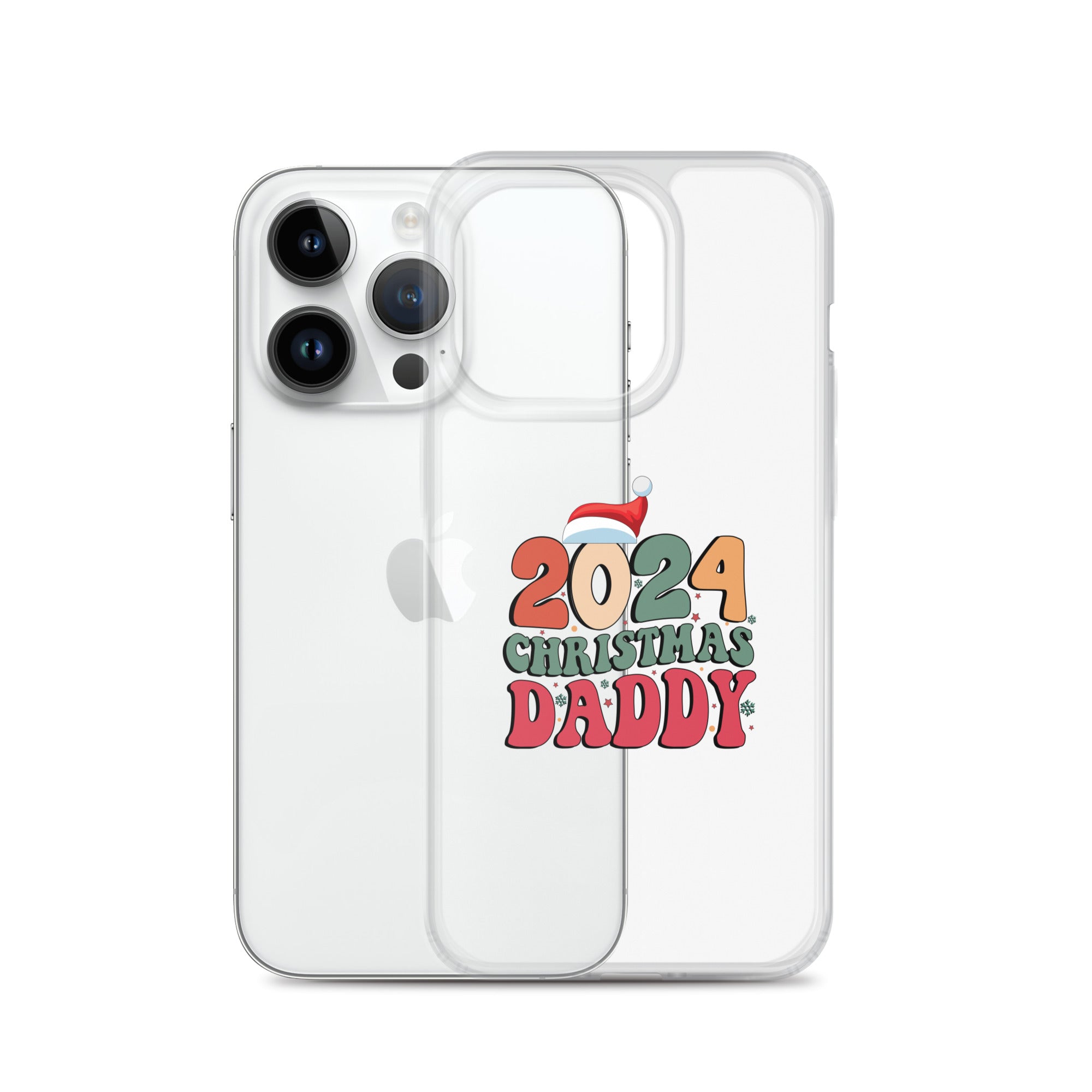 2024 Christmas Daddy Clear Case for iPhone®