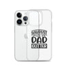 Sawdust Is Dad Glitter Clear Case for iPhone®