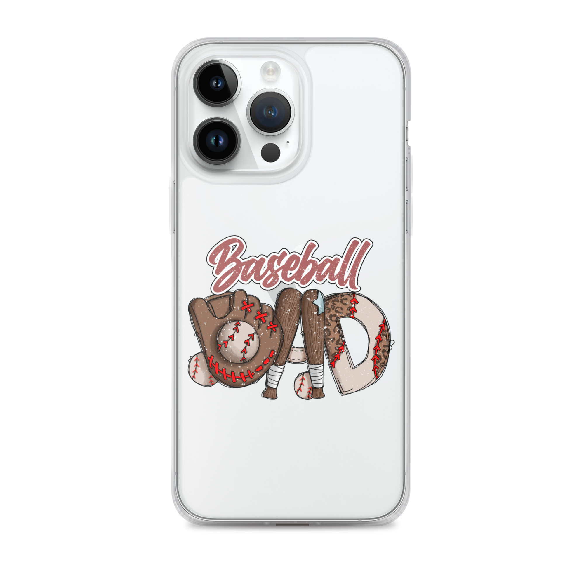 Baseball Dad Clear Case for iPhone®