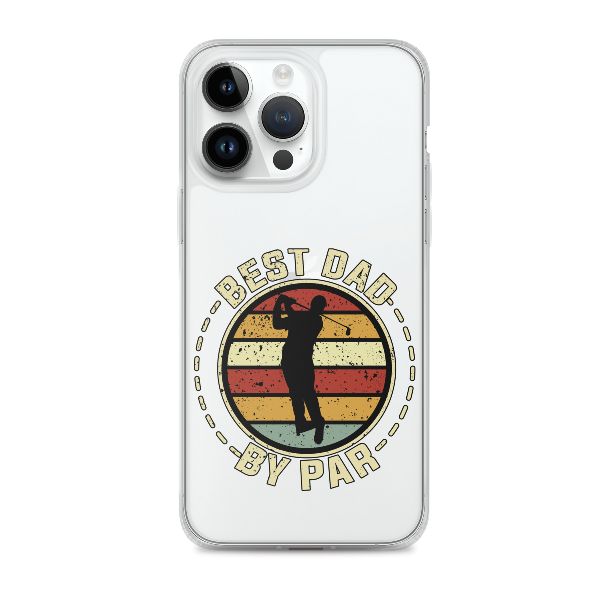 Best Dad By Par Clear Clear Case for iPhone®