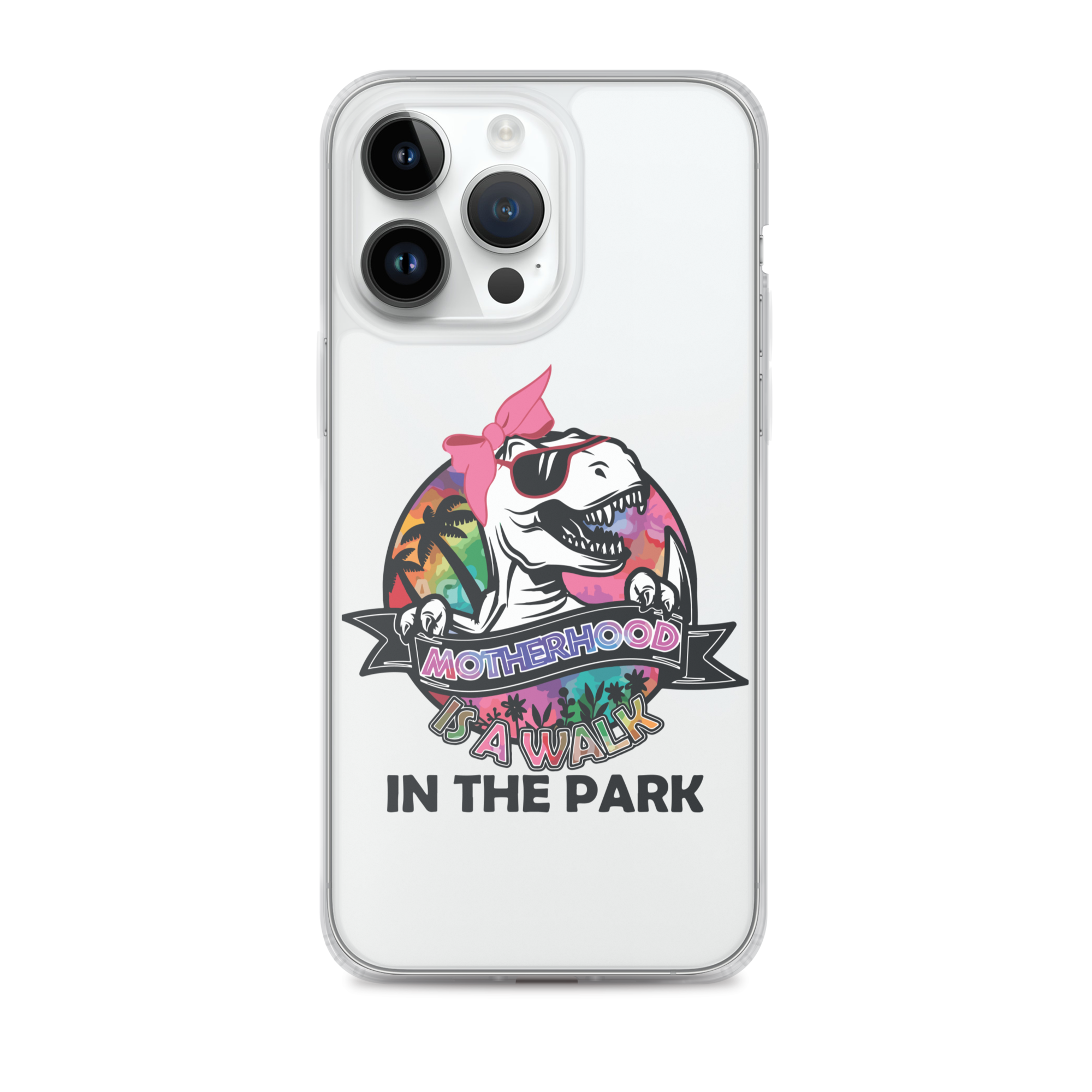 Motherhood Is A Walk In The Park Clear Case for iPhone®