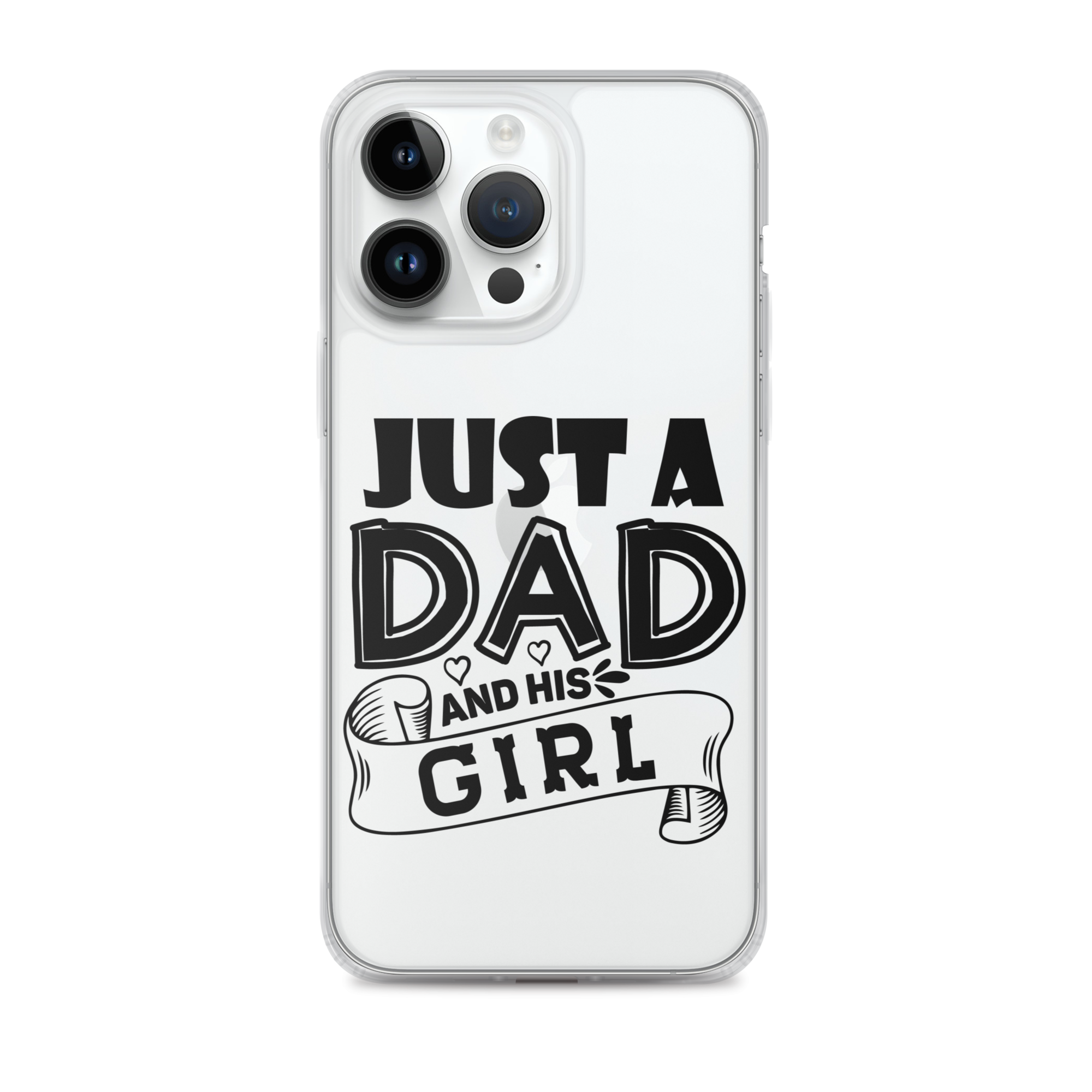 Just A Dad And His Girl Clear Case for iPhone®