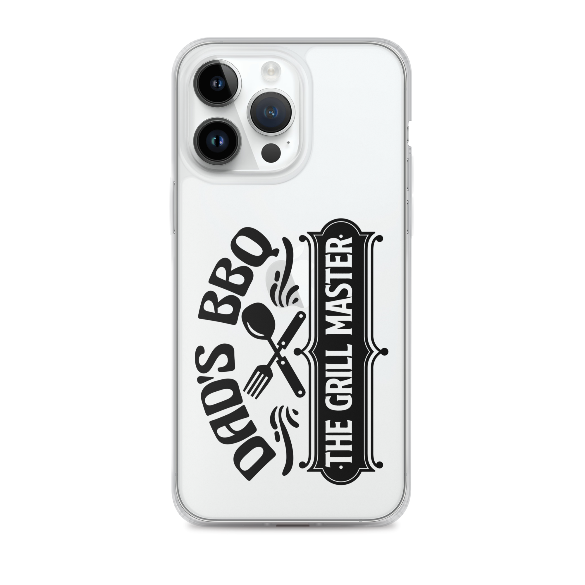 Dad's BBQ The Grill Master Clear Case for iPhone®