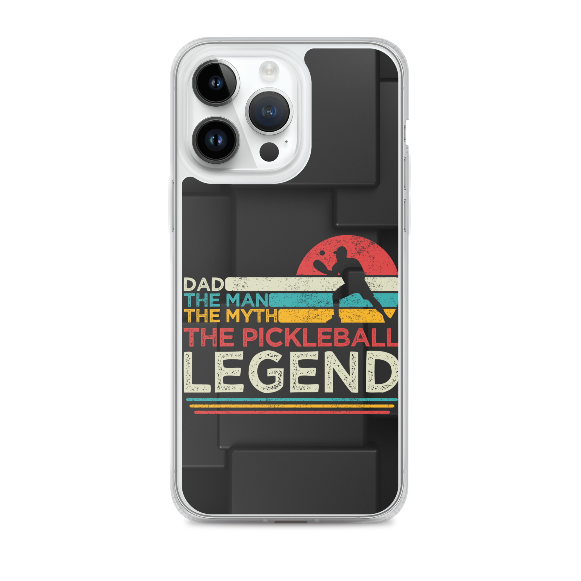 Dad The Man The Myth The Pickleball Legend Clear Case for iPhone®