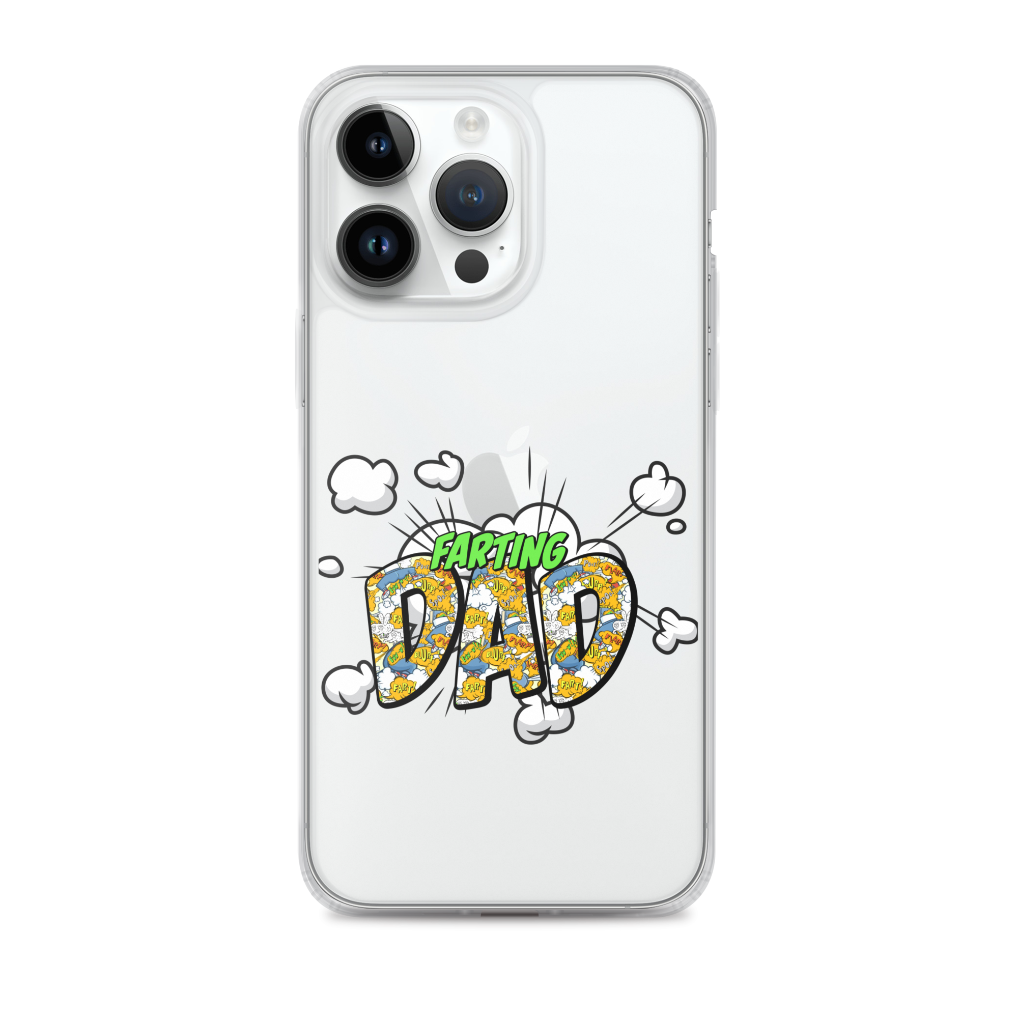 Farting Dad Clear Case for iPhone®