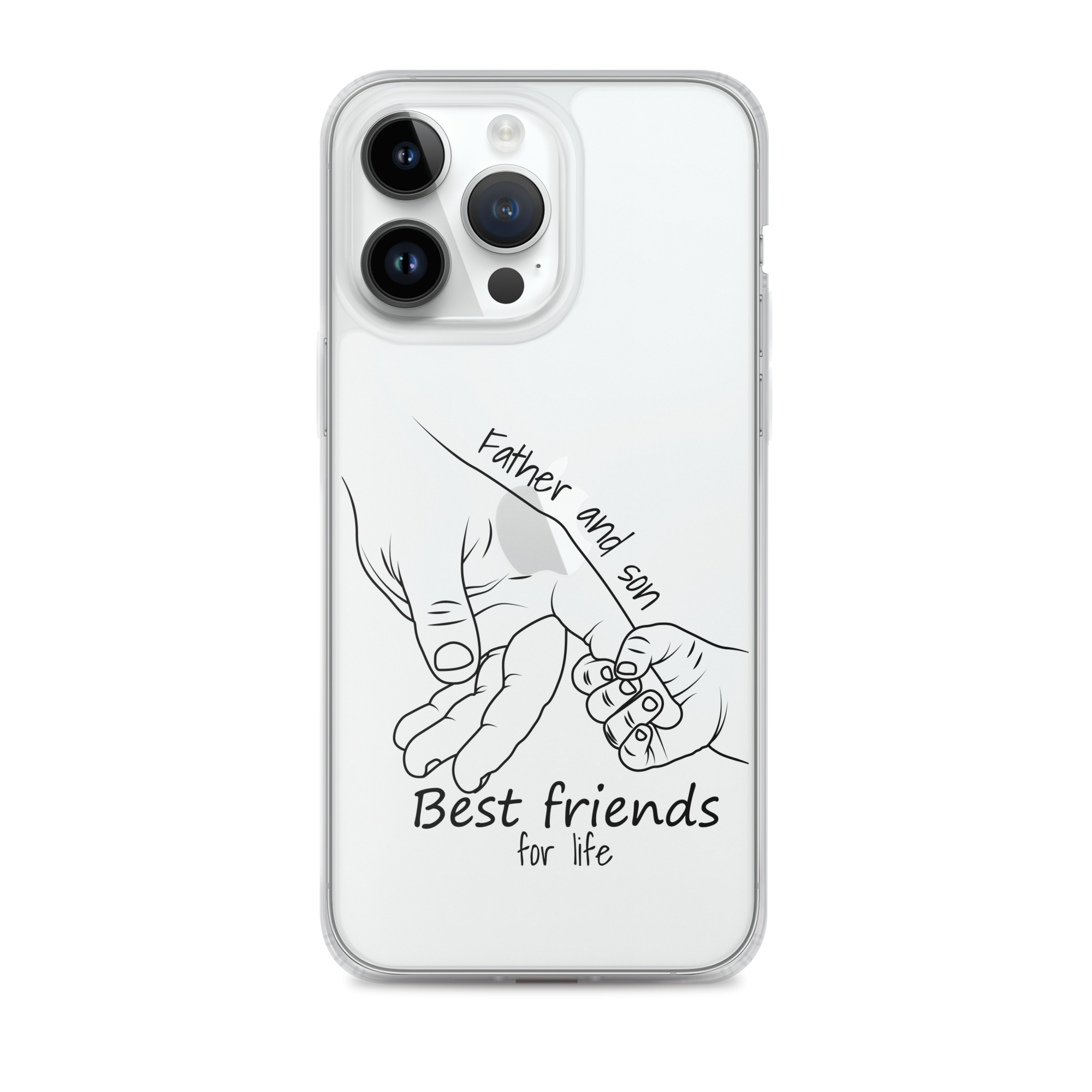 Father And Son Best Friends For Life Clear Case for iPhone®