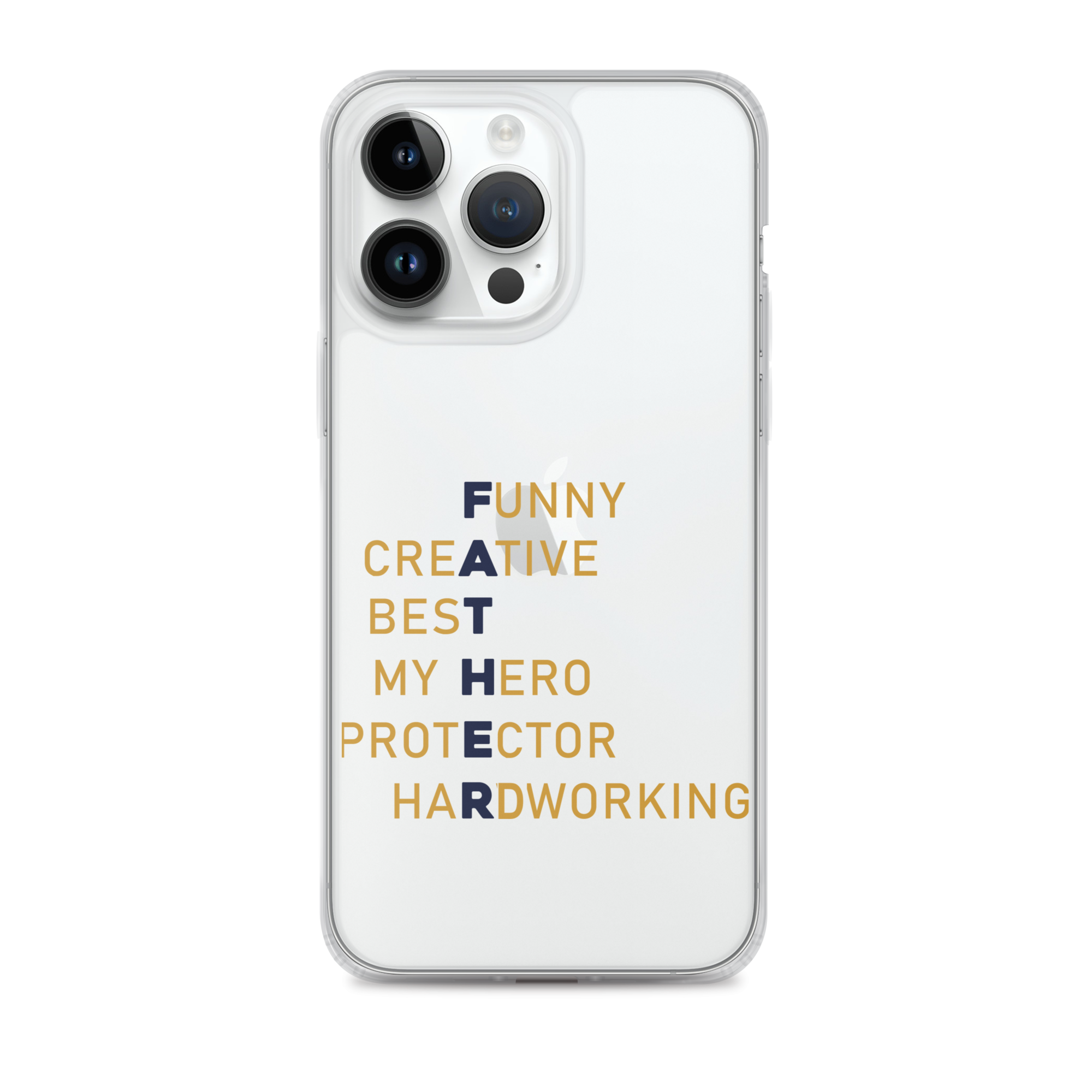 Funny Creative Best My Hero Protector HardWorking Clear Case for iPhone®