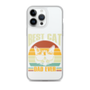 Best Cat Dad Ever Clear Case for iPhone®