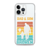 Dad And Son A Bond that can't Be Broken Clear Case for iPhone®