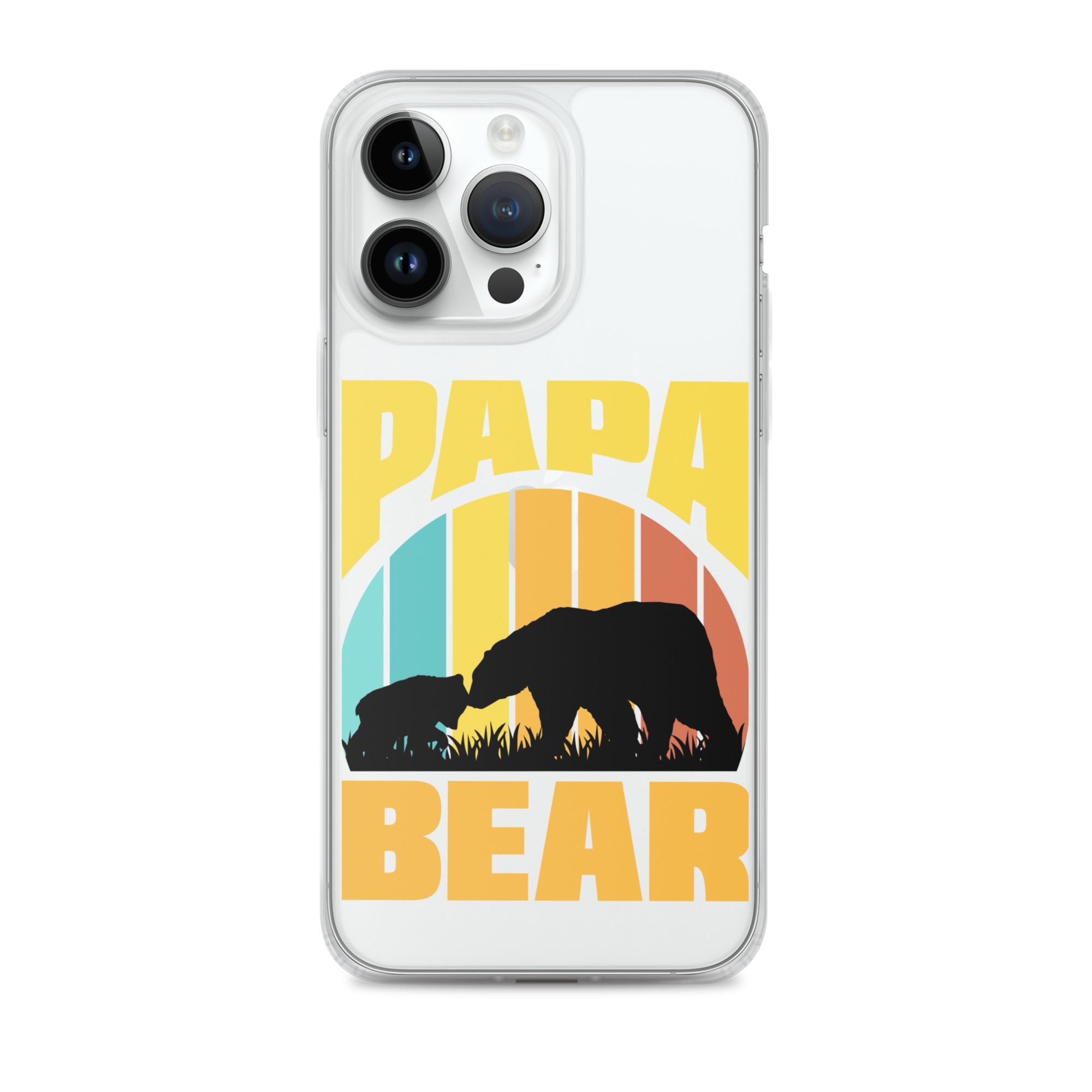 Papa Bear Clear Case for iPhone®