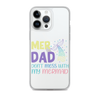 Mer Dad Don't Mess With My Mermaid Clear Case for iPhone®