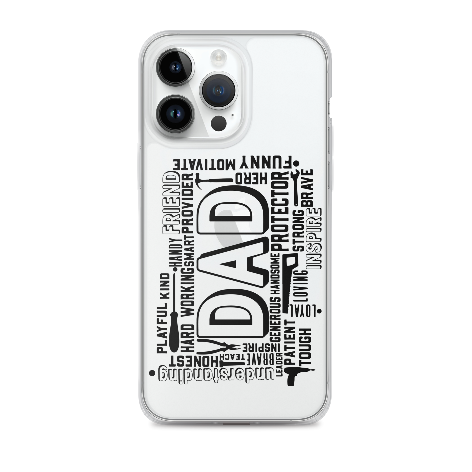 Dad Hardworking Smart Provider Friend Clear Case for iPhone®