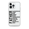 Father Hardworking funny Wise Strong Clear Case for iPhone®