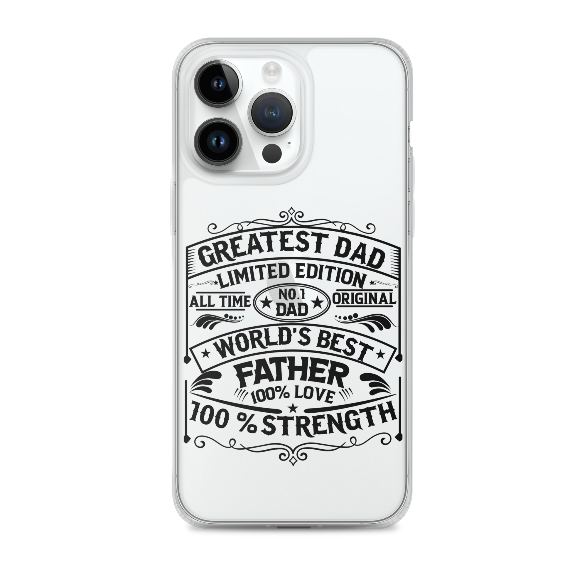 Greatest Dad Limited Edition All Time Clear Case for iPhone®