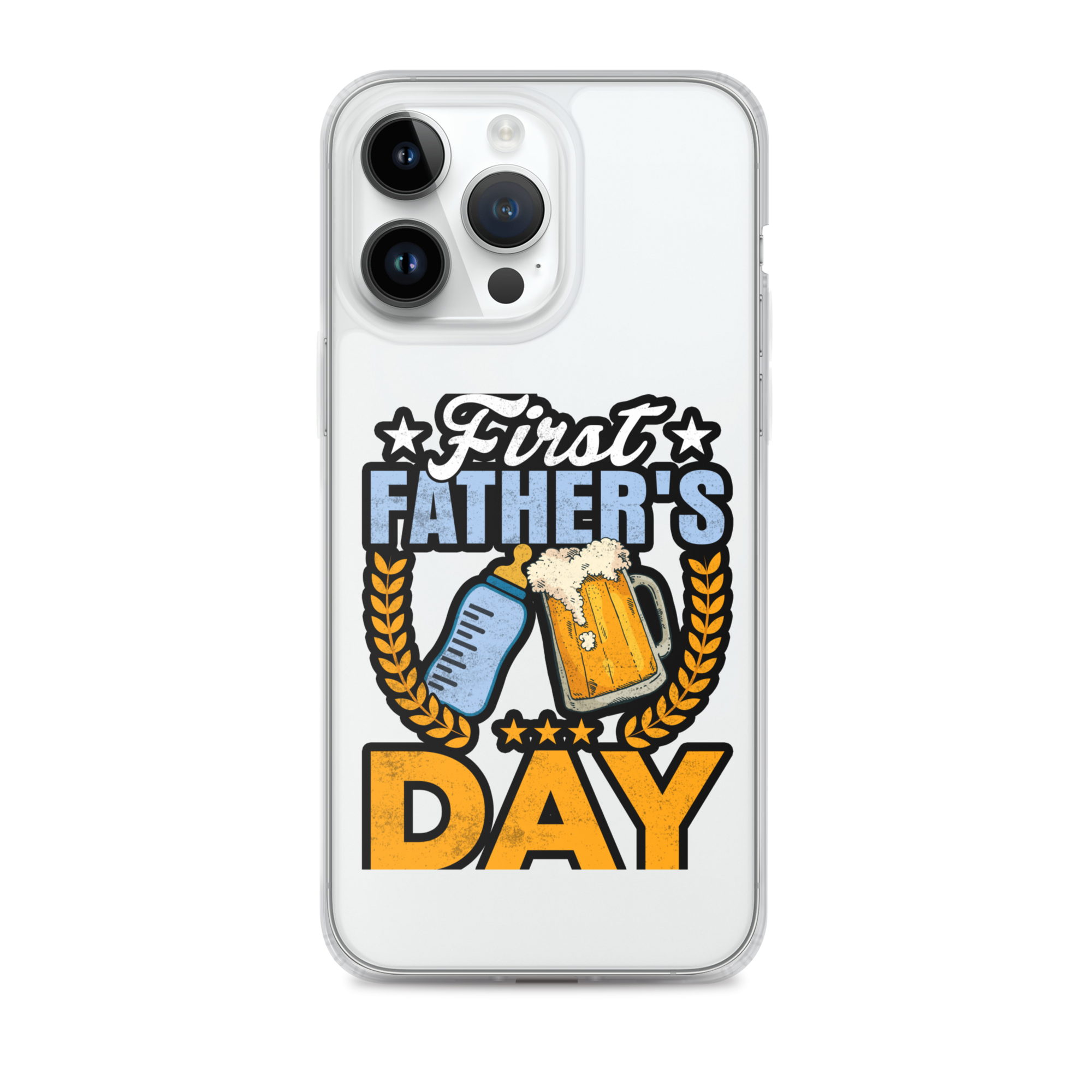 First Father's Day Clear Case for iPhone®