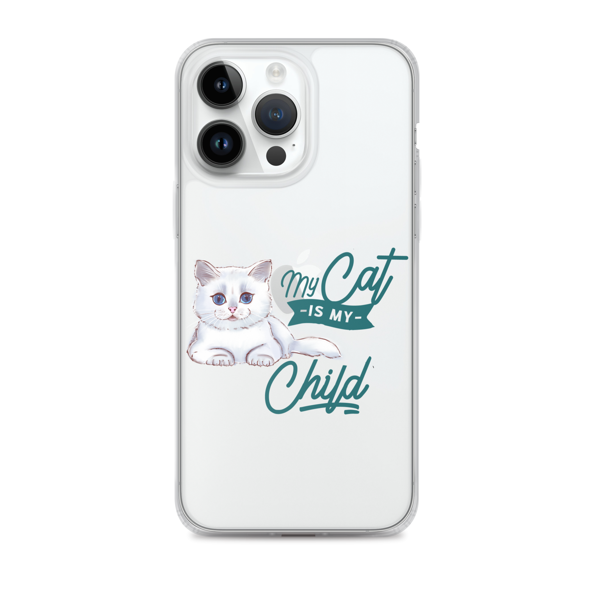 My Cat Is My Child Clear Case for iPhone®