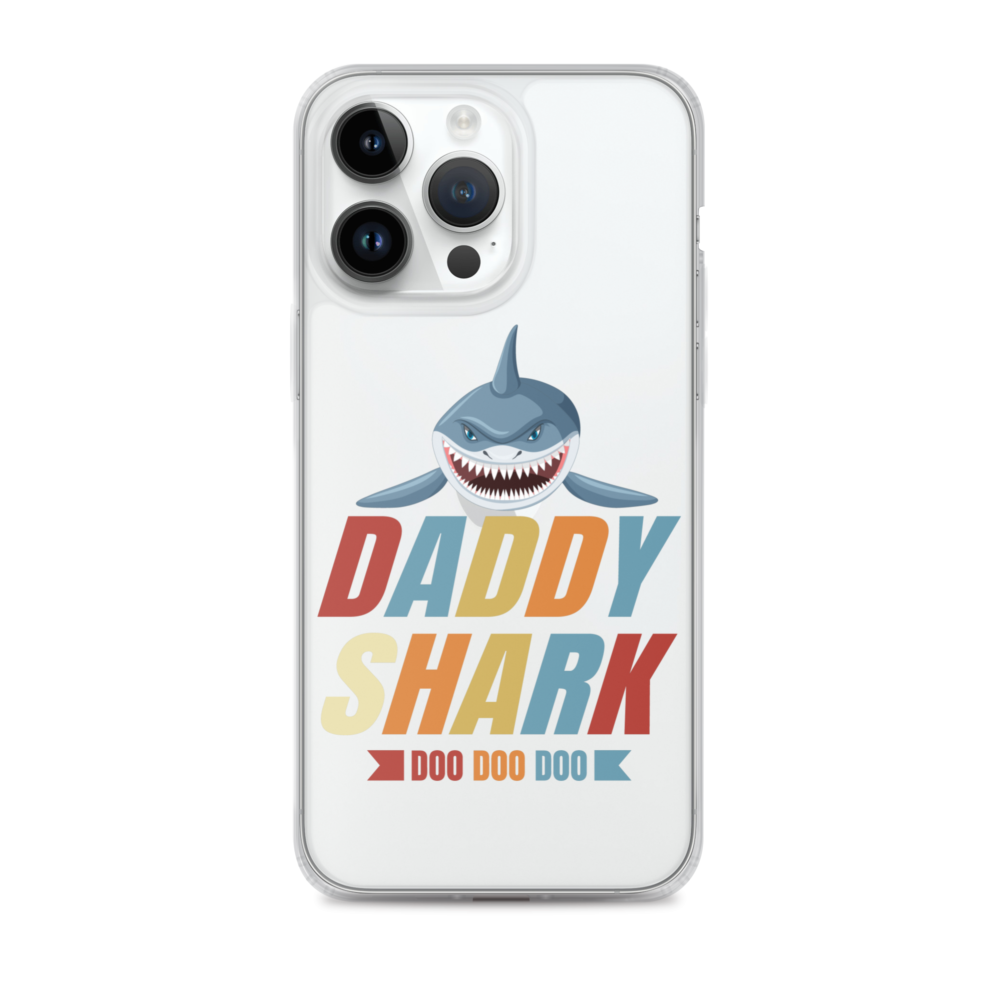 Daddy Shark Doo Doo Doo Clear Case for iPhone®