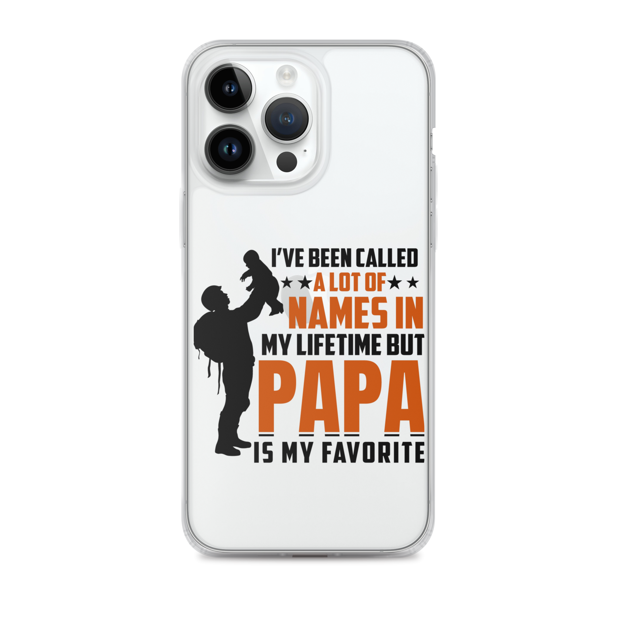 I've Been Called A Lot Of Names In My Lifetime But Papa Is My Favorite Clear Case for iPhone®