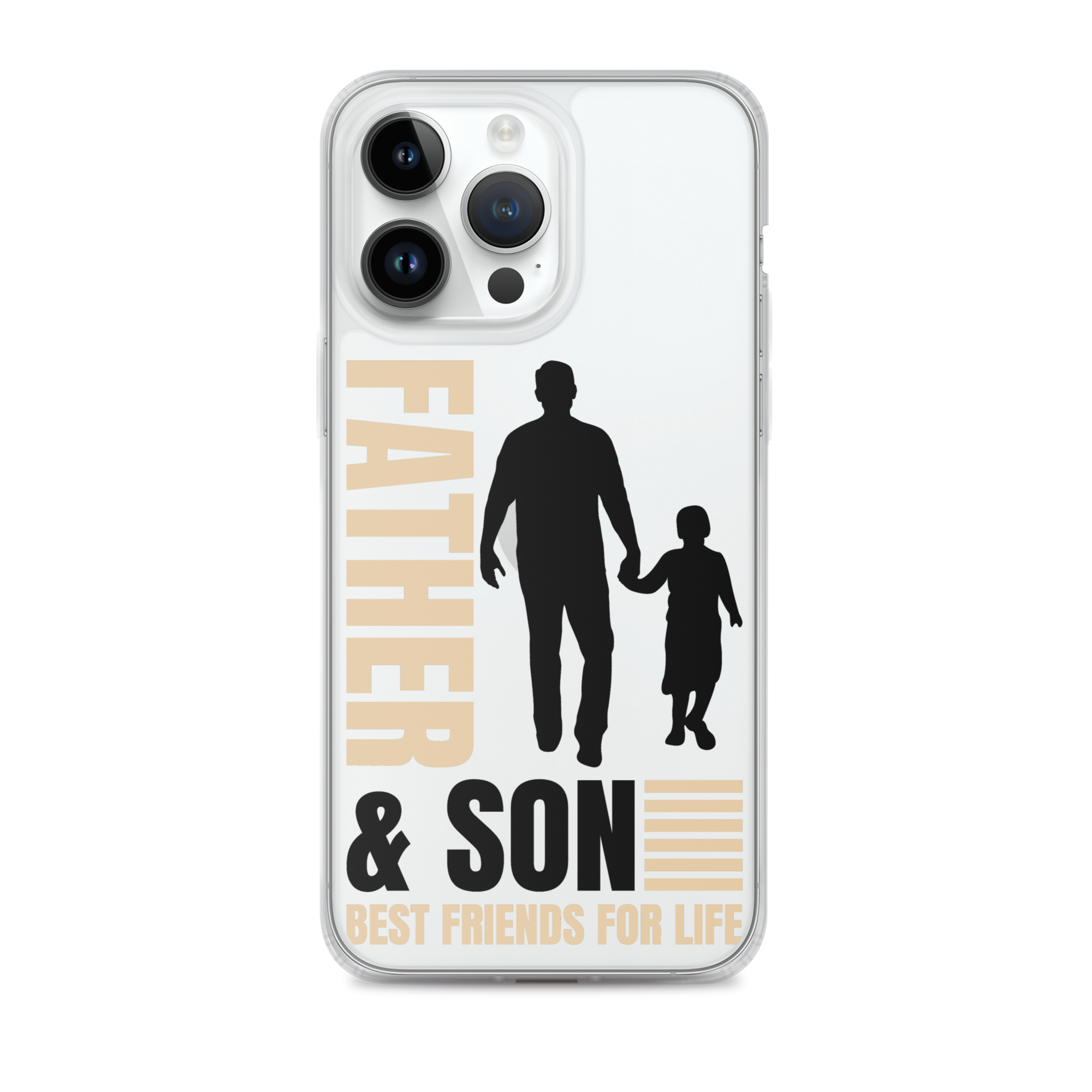 Father & Son Best Friends For Life Clear Case for iPhone®