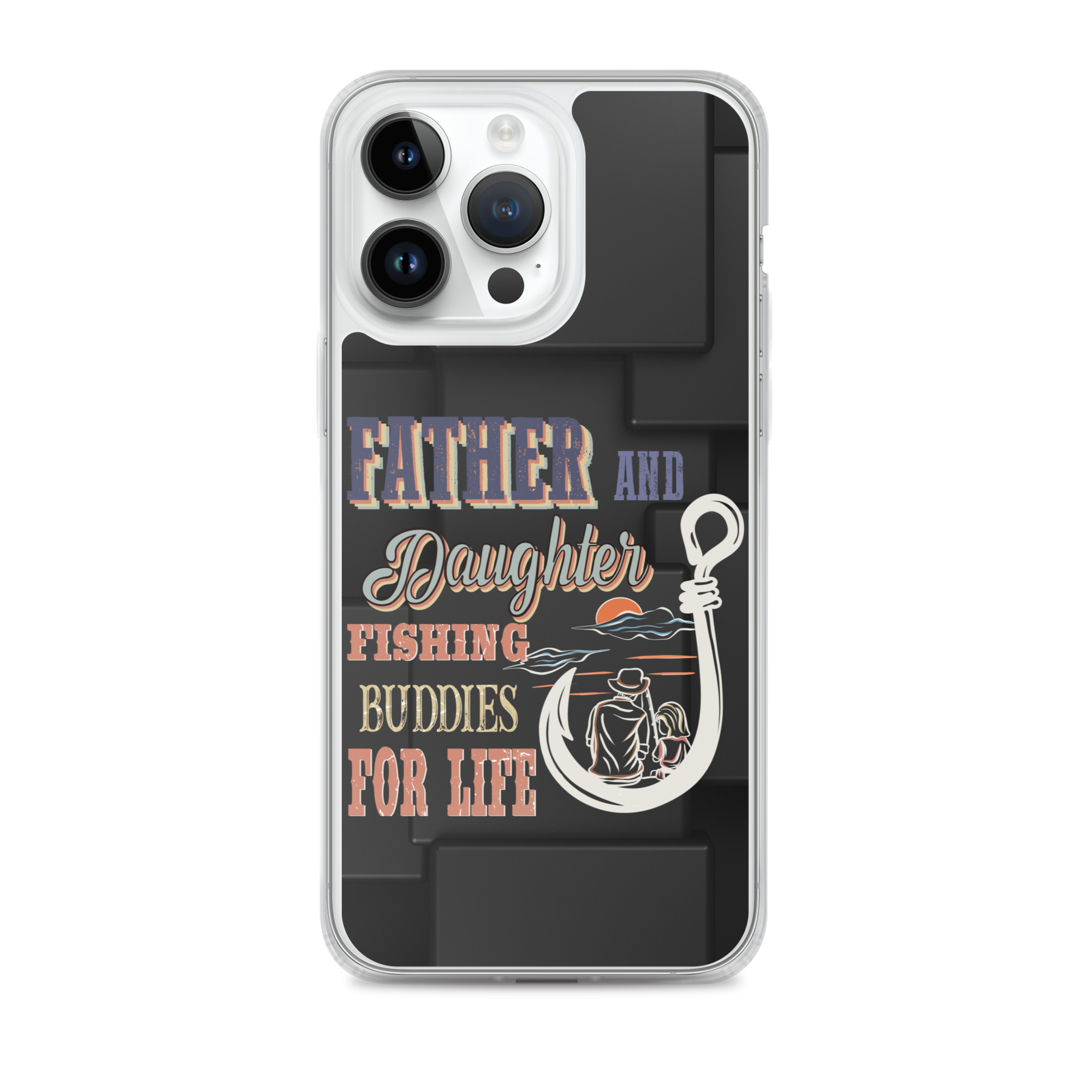 Father And Daughter Fishing Buddies For Life Clear Case for iPhone®