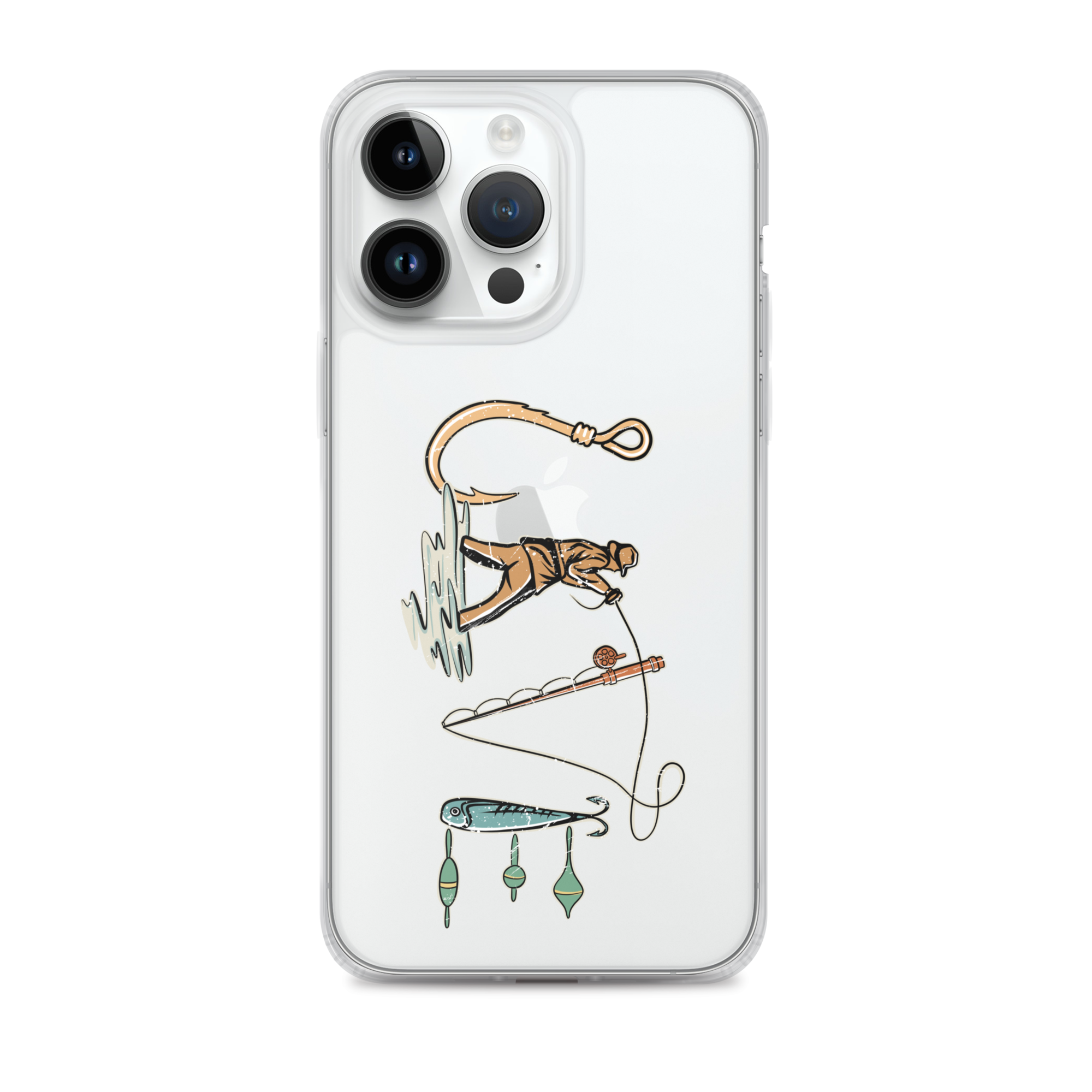 I Love Fishing Clear Case for iPhone®