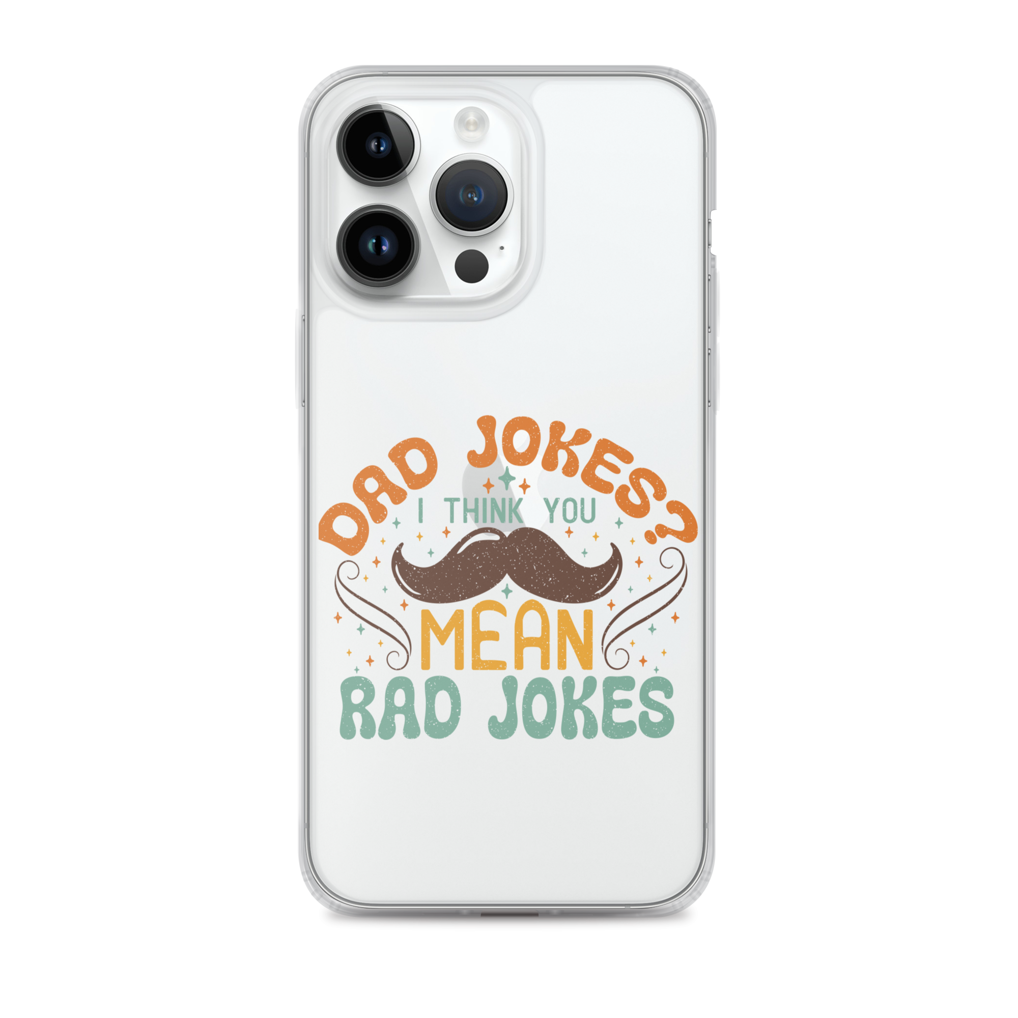 Dad Jokes I Think You Mean You Mean Rad Jokes Clear Case for iPhone®