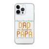 I Have Two Titles Dad And Papa And I Rock Them Both Clear Case for iPhone®