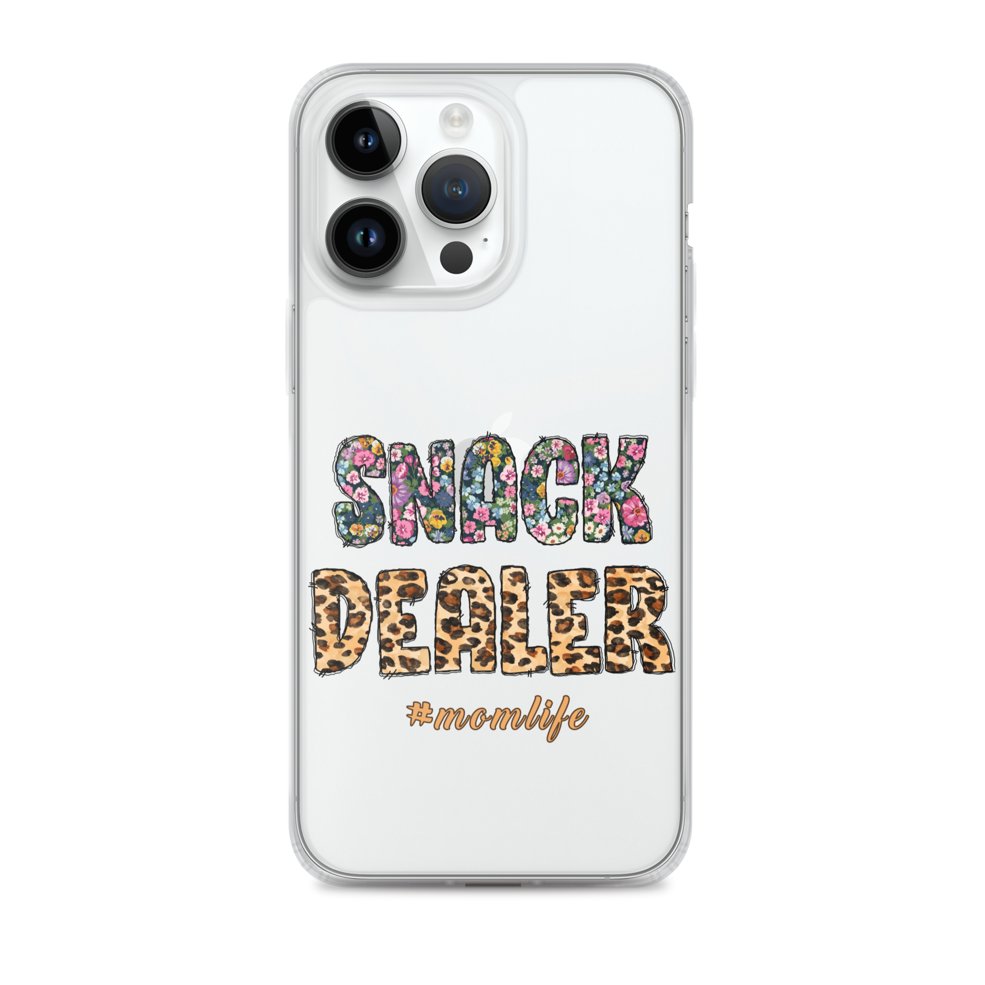 Snack Dealer #Momlife Clear Case for iPhone®