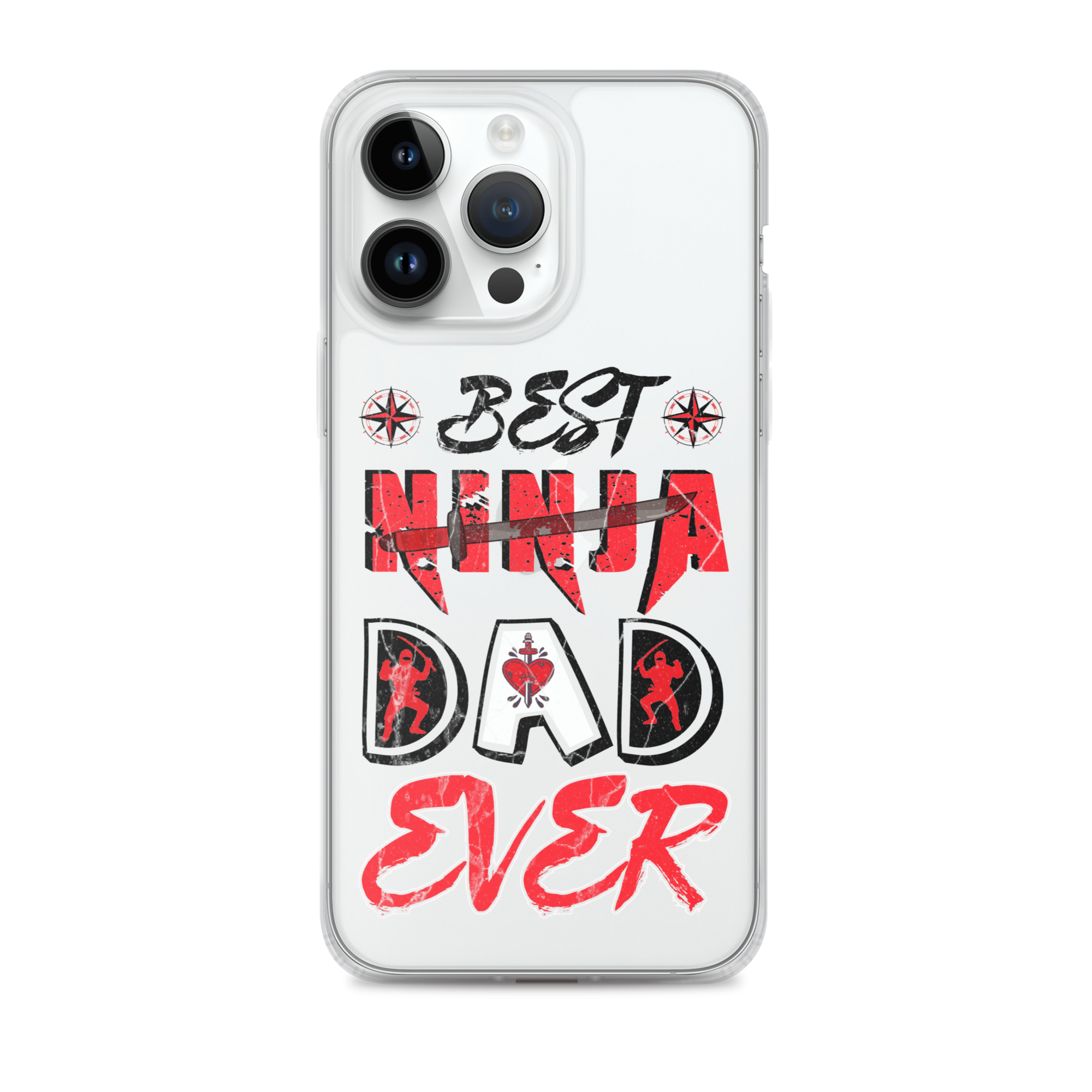 Best Ninja Dad Ever Clear Case for iPhone®