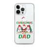 1st Christmas As A Dad Clear Case for iPhone®