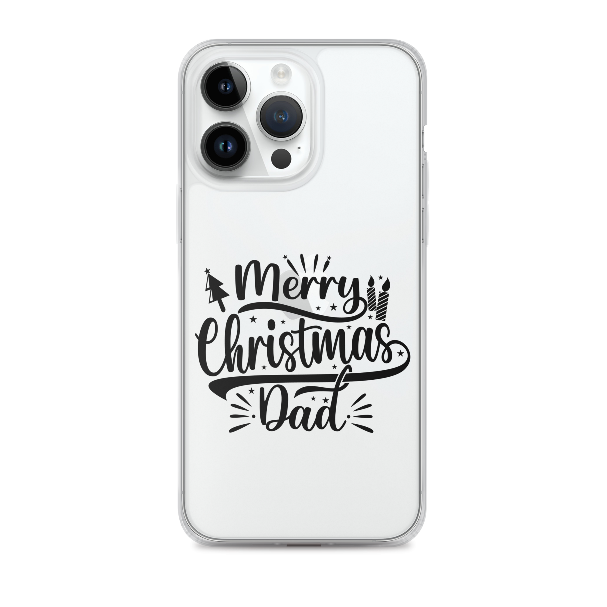 Merry Christmas Dad Clear Case for iPhone®