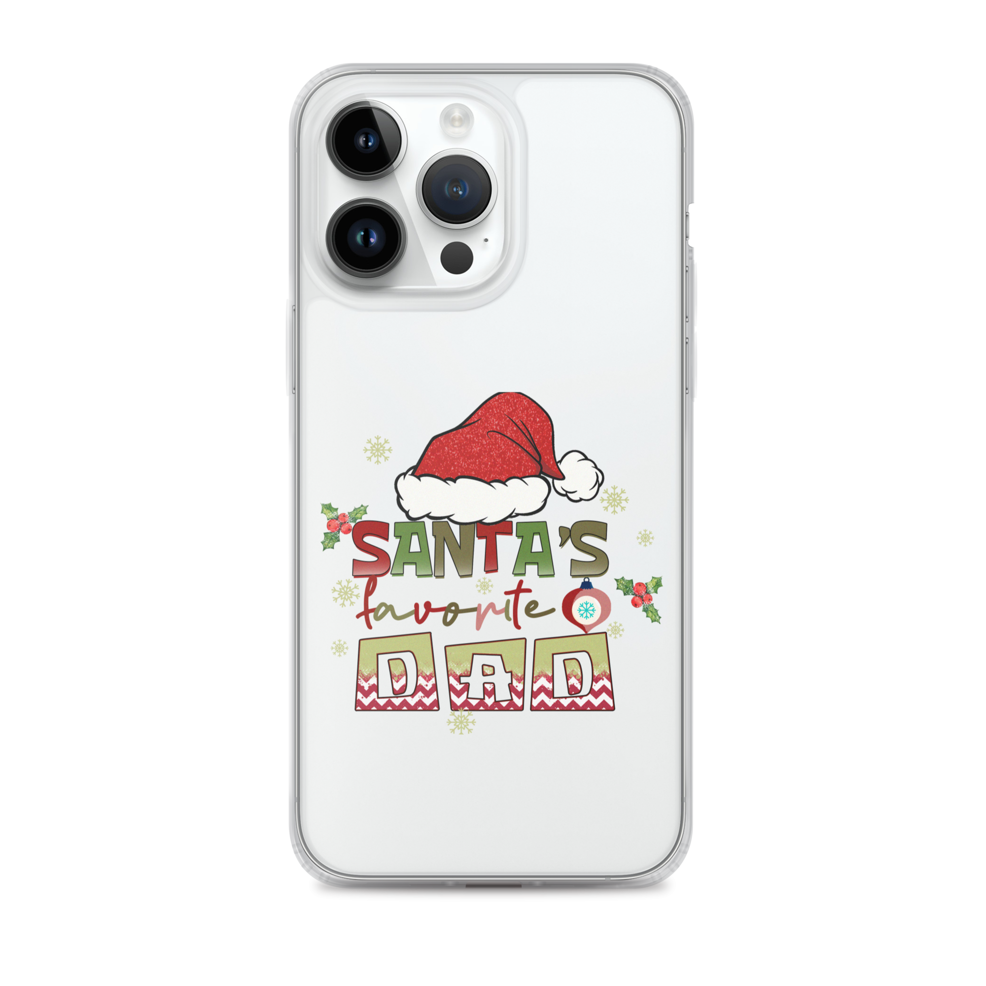 Santa's Favorite Dad Clear Case for iPhone®