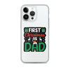 First Christmas As Dad Clear Case for iPhone®