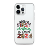 My First Christmas As A mom 2024 Clear Case for iPhone®