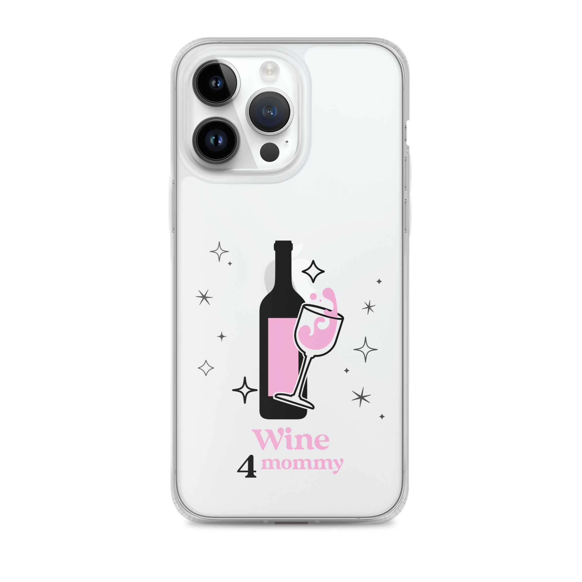 Wine For Mommy Clear Case for iPhone®