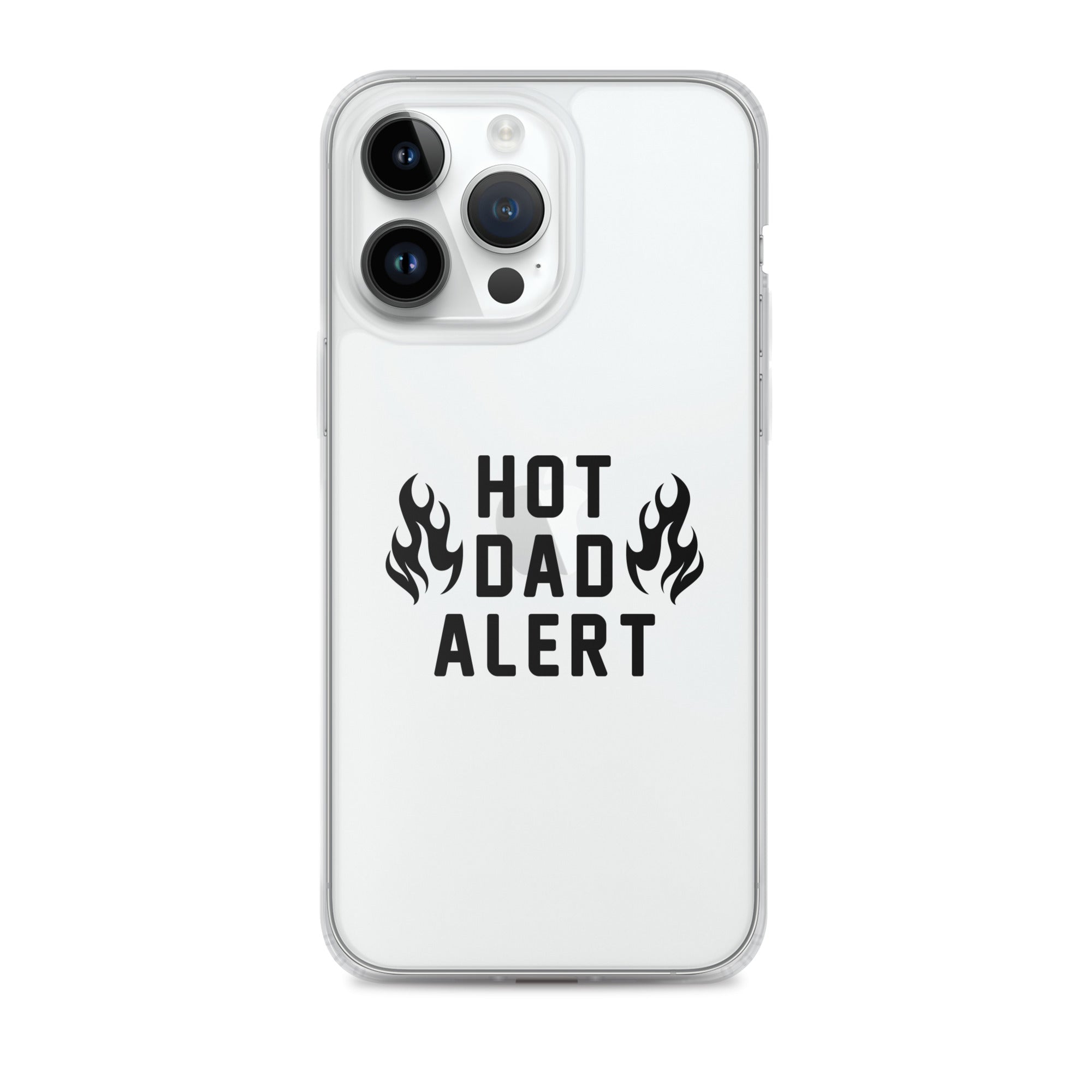 Hot Dad Alert Clear Case for iPhone®