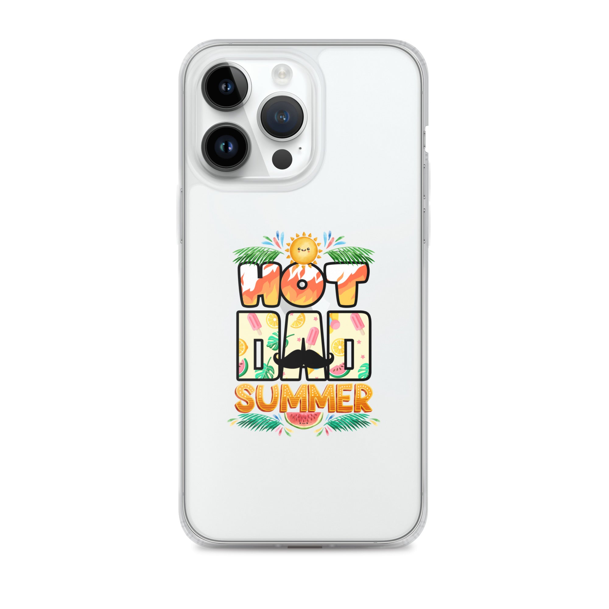 Hot Dad Summer Clear Case for iPhone®