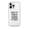 When My Father Didnt Have My Hand He Had My Back Clear Case for iPhone®