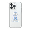 Dad Happy New Pair Of Socks Day I Can't Think Of Anyone More Deserving Clear Case for iPhone®