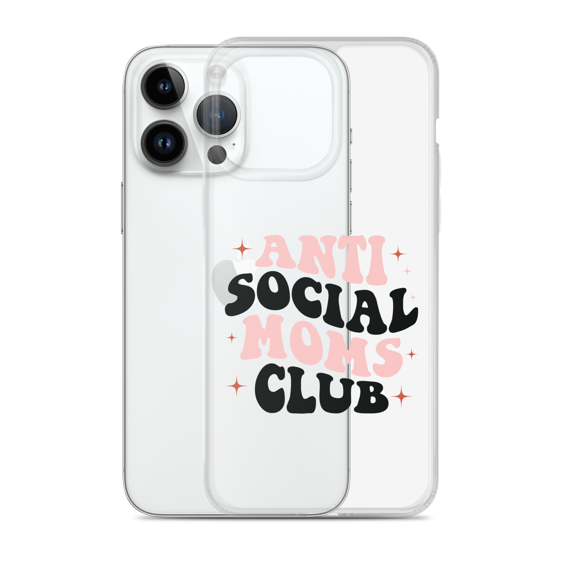 Anti Social Moms Club Clear Case for iPhone®