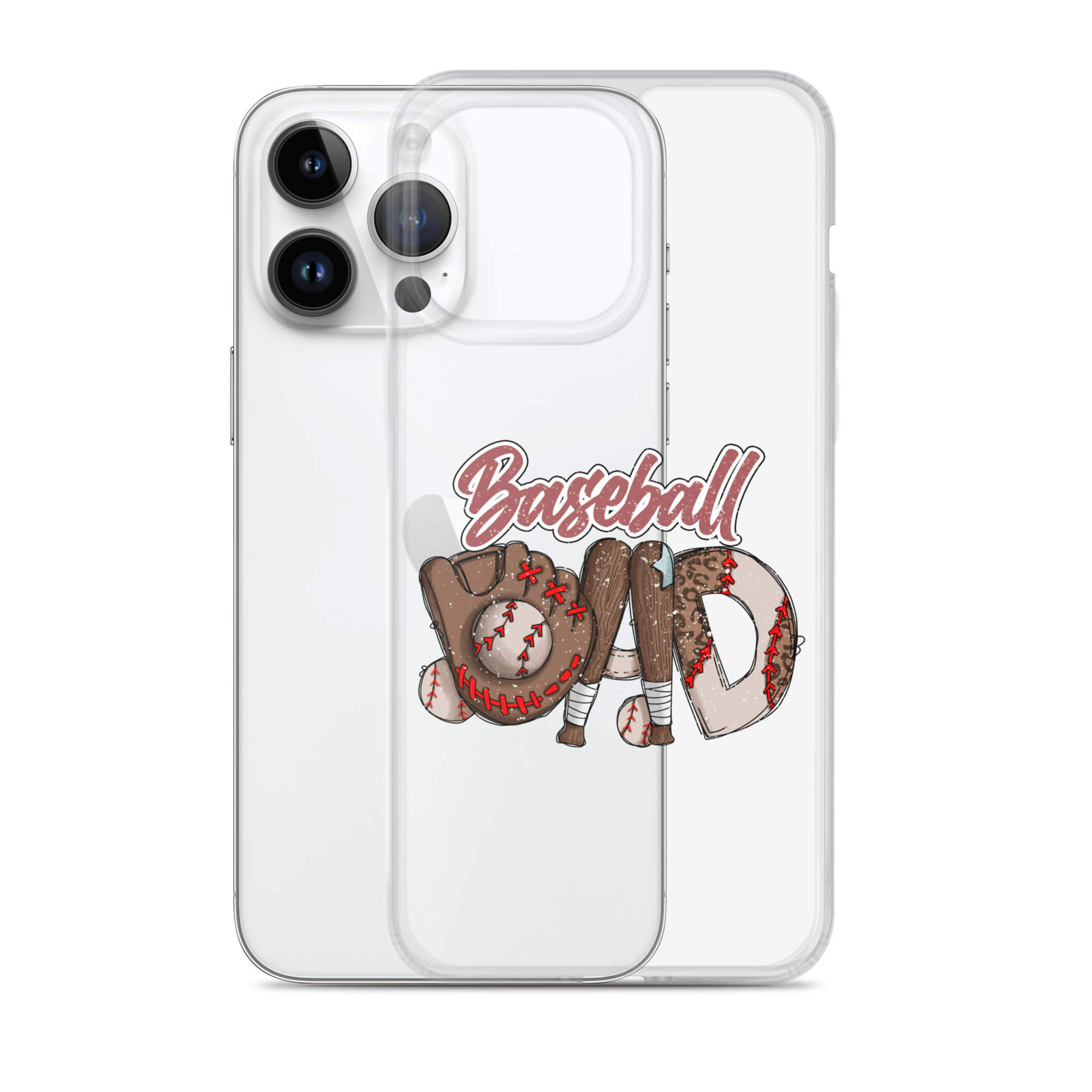 Baseball Dad Clear Case for iPhone®