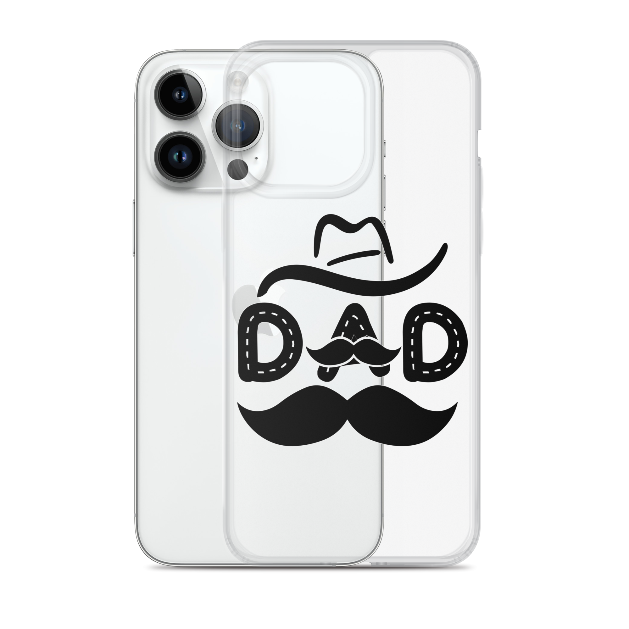 Dad Cowboy Clear Case for iPhone®