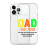 Dad Man Who Gives Great Advice And Is Always encouraging And Protective Clear Case for iPhone®