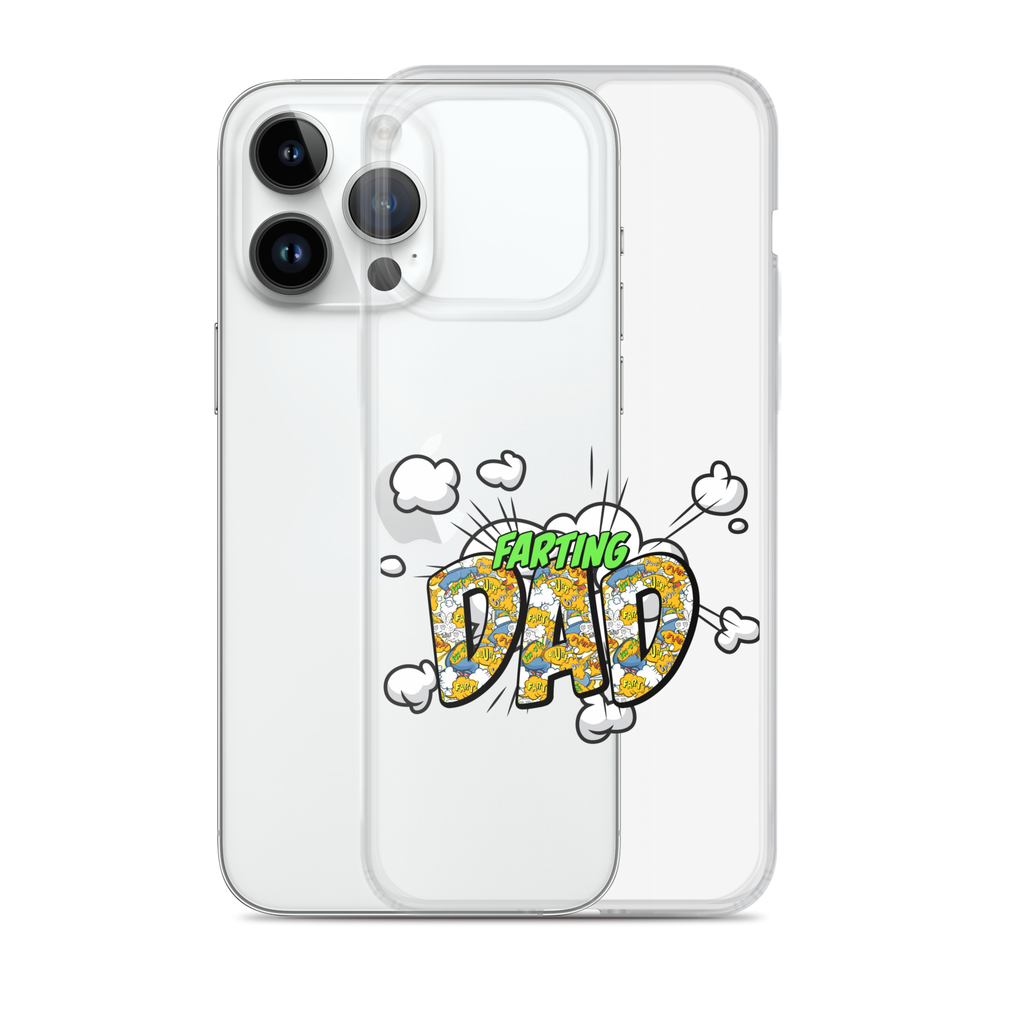 Farting Dad Clear Case for iPhone®