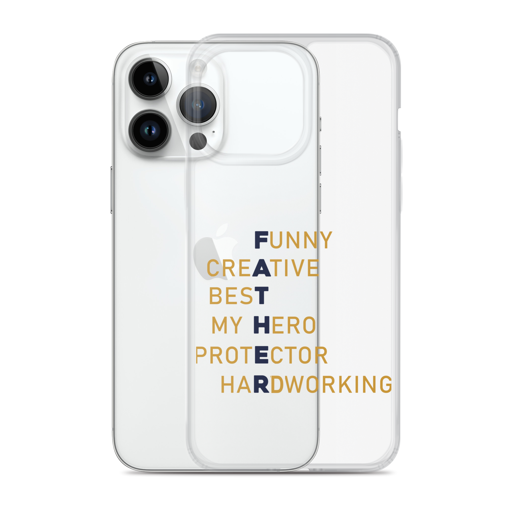 Funny Creative Best My Hero Protector HardWorking Clear Case for iPhone®