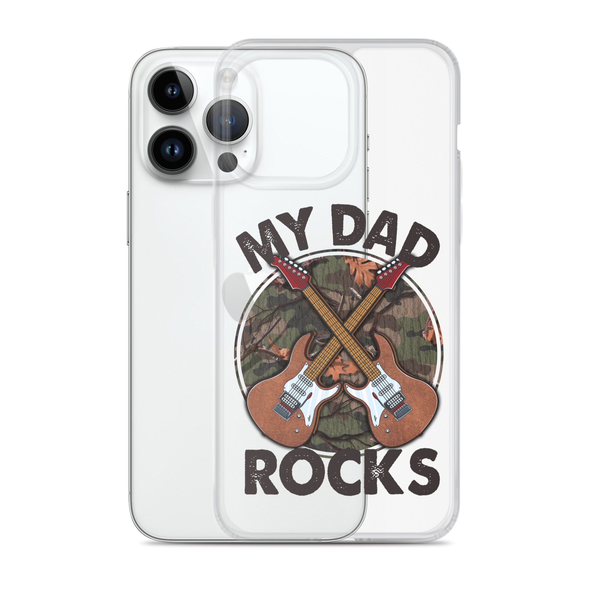 My Dad Rocks Clear Case for iPhone®