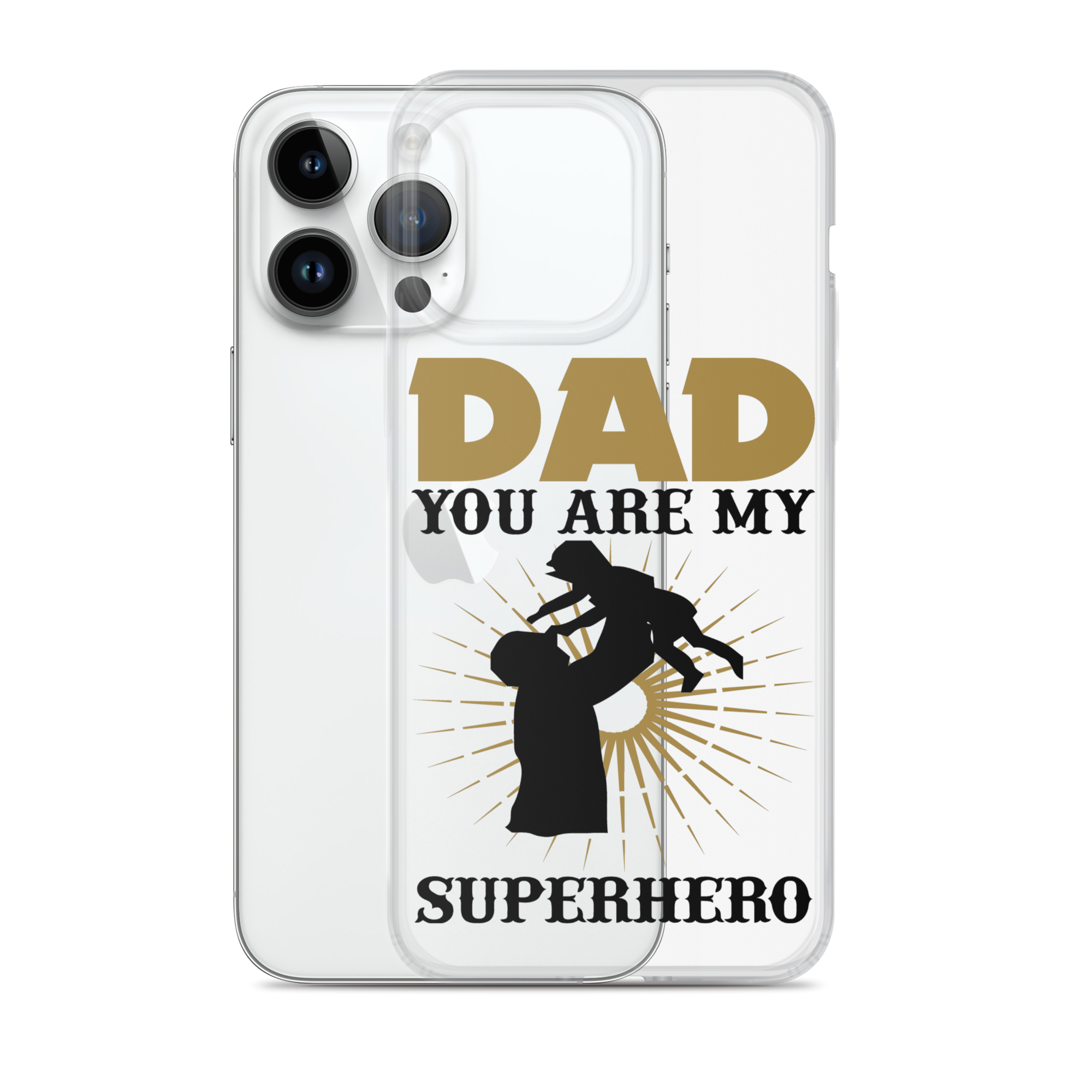 Dad You Are My Superhero Clear Case for iPhone®