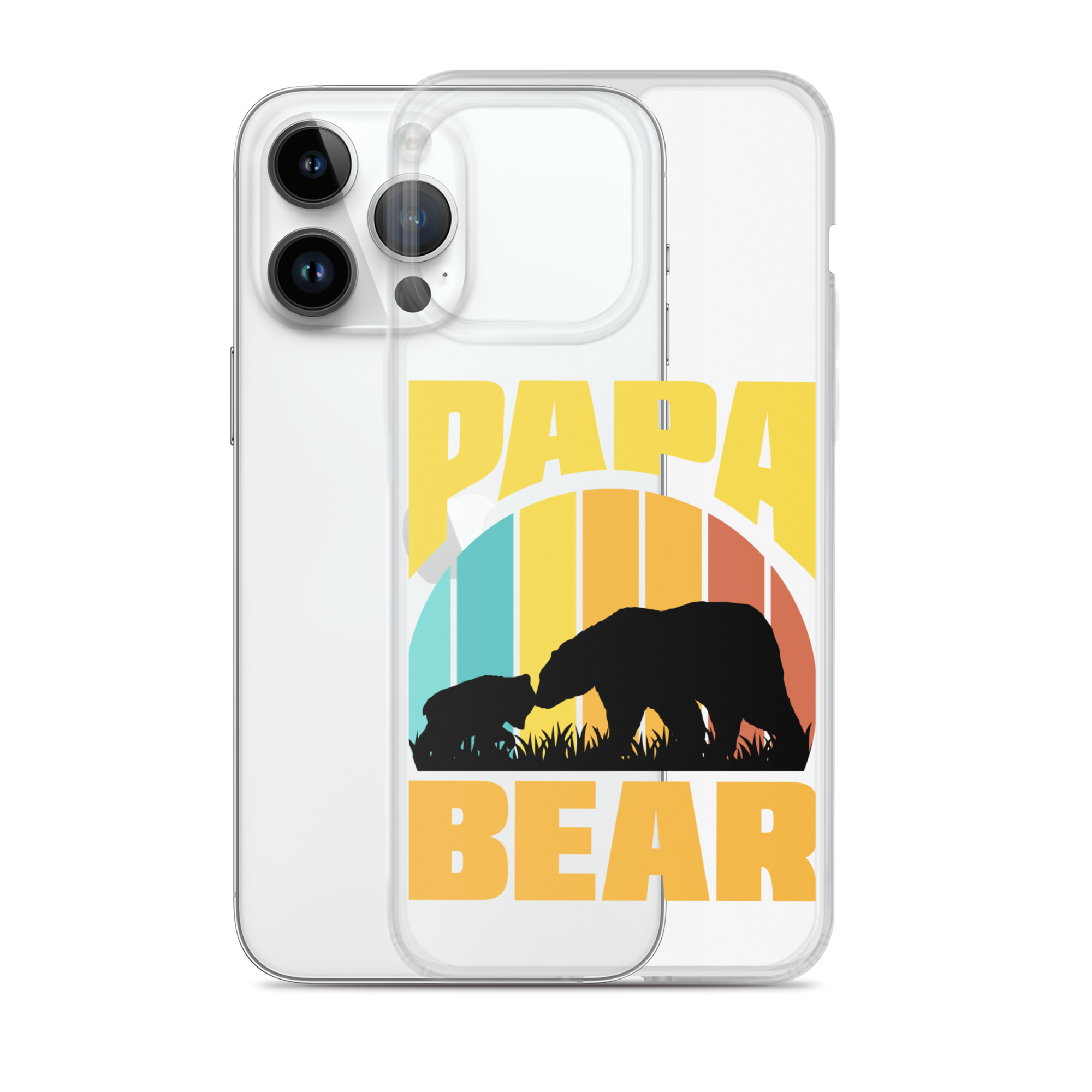 Papa Bear Clear Case for iPhone®