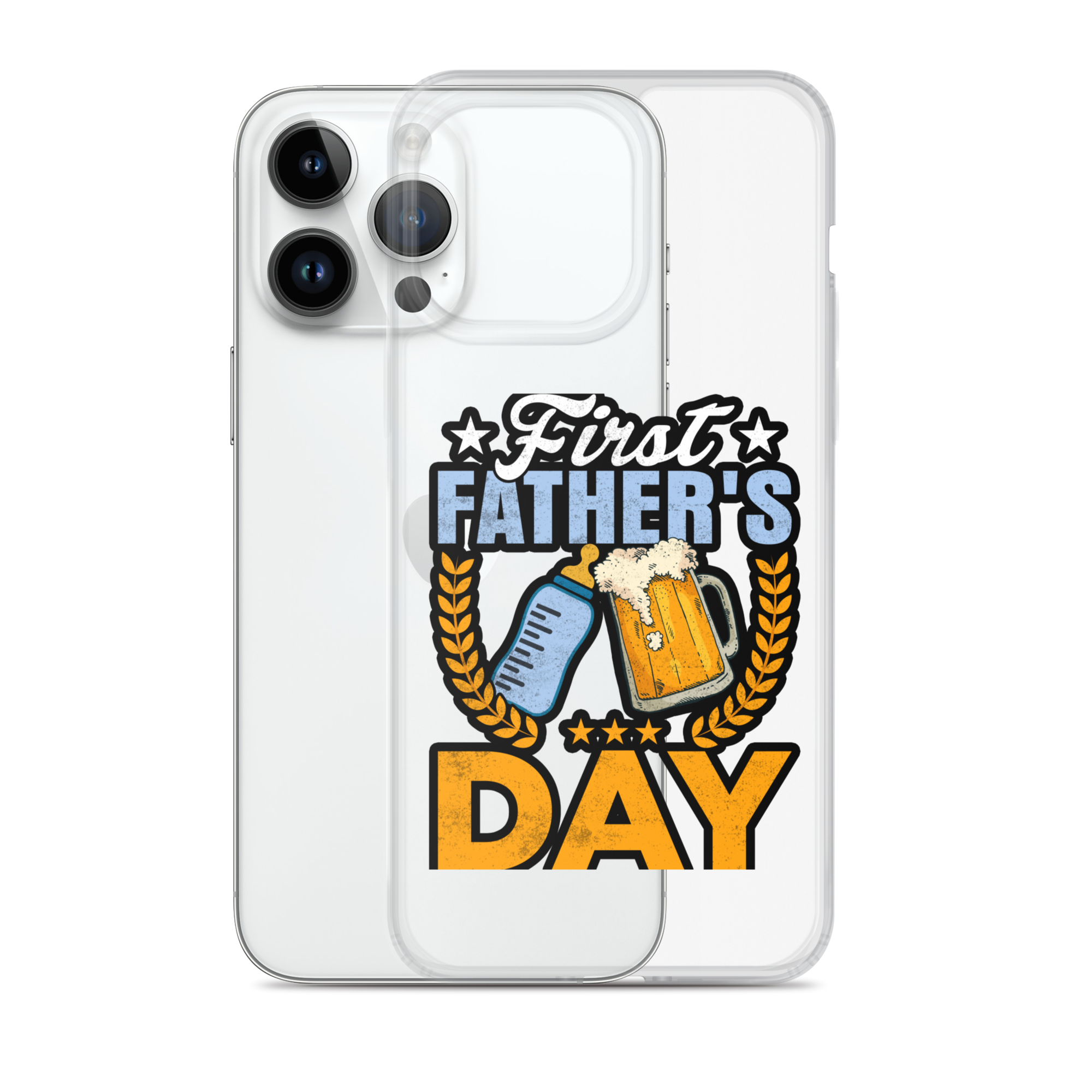 First Father's Day Clear Case for iPhone®